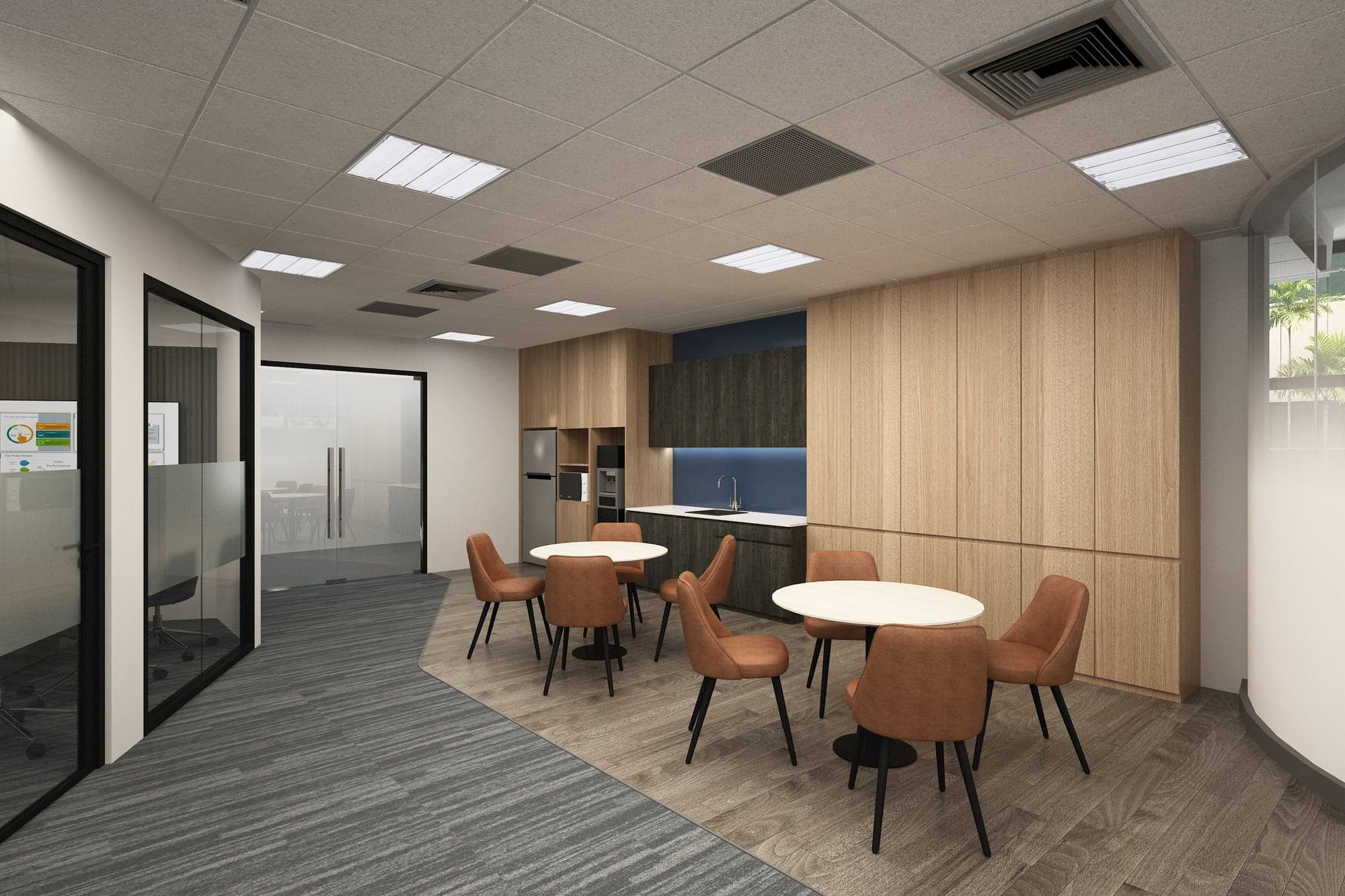Pantry and breakout area at The Synergy